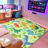 Cartoon Dinosaur Area Rugs Lovely Dinosaur Carpet Rugs for Boys Kids Green Cute Animal Patterns Carpet for Boys Bedroom Living Dinning Room Bedroom Kitchen Playing Room, 2'3' view 4