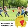 X XBEN Tug of War Rope with Flag for Kids, Teens and Adults 40FT, Soft Cotton Rope Games for Team Building Activities, Family Reunion, Birthday Party view 4