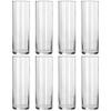 Ashland 10.5 Cylinder Glass Vase - Decorative Vase for Weddings, Parties, and Home Decor - Bulk 8 Pack view 1