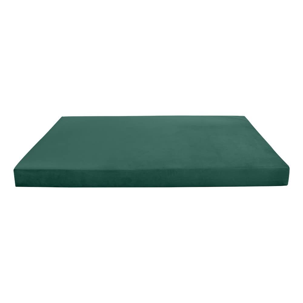Prolinemax Knife Edge 6" Full Size 75x54x6 Velvet Indoor Daybed Mattress Fitted Sheet |Cover ONLY| - AD317