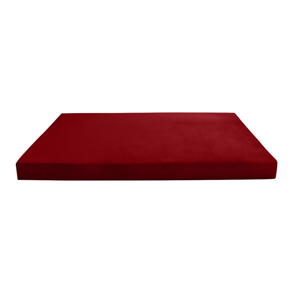 Knife Edge 6" Full Size 75x54x6 Velvet Indoor Daybed Mattress Fitted Sheet |Cover ONLY| - AD369