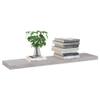 FAMIROSA 1PCS Floating Wall Shelves, Concrete Gray Wall Mounted Shelves with Invisible Brackets for Bedroom Living Room Bathroom Kitchen, Shelves for Wall Decor Storage, 35.4" x 9.3" x 1.5" view 4