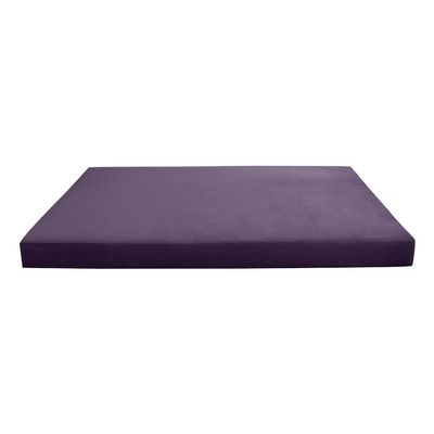 Prolinemax Knife Edge 6" Full Size 75x54x6 Velvet Indoor Daybed Mattress Fitted Sheet |Cover ONLY| - AD339
