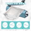 30pcs 1 Quart Mylar Bags for Food Storage (15 Mil Extra Thick 7.5 Mil Each Side) with Oxygen Absorbers 300CC (40pcs), 7"x10" Heat Sealable Zipper Mylar Bags for Long Term Food Storage view 4