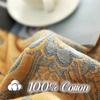 Boho Throw Blanket 100% Cotton Blankets, Super Soft Cozy Warm Blanket, Cotton Quilted Blankets, Versatile KnitWoven Blanket for Couch Sofa Bed Home Decor and Living Room, 78''Wx 90''L view 4