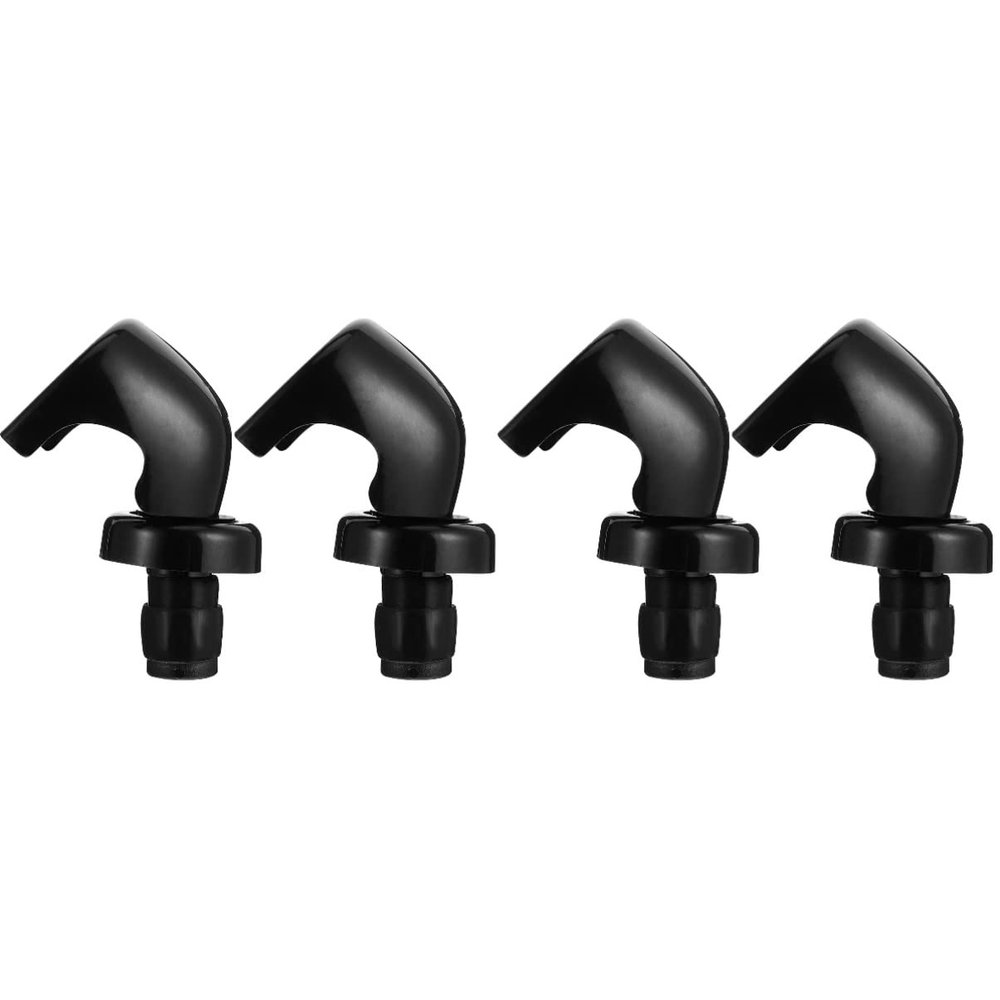 4 Pcs Cork Christmas Wine Saver Wine Bottle Closer Wine Stoppers Wine Pump Rubber Wine Stopper Reusable Wine Stopper Wine Pourer Acrylic