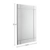 GOAND Decorative Mirror - 36"x24" Gorgeous Silver Mirror for Wall Bedroom, Bathroom, Living Room and Dining Room view 2