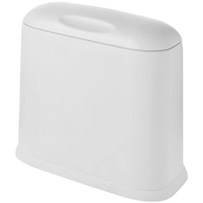 Angoily Modern Compact Trash Can for Spaces Narrow Wastebasket for Kitchen Bathroom Craft Room Design for Use