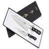 MAC Knife Professional series 2-piece starter knife set PRO-20, MTH-80 Pro series 8" Chef's knife w/dimples and PKF-50 Pro series 5" Paring knife, handcrafted in Seki, Japan view 1