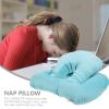 Zerodeko Portable Nap Pillow Ergonomic Design for Comfortable Face Down Sleeping at Office and School Soft Plush Material for Easy Napping view 3