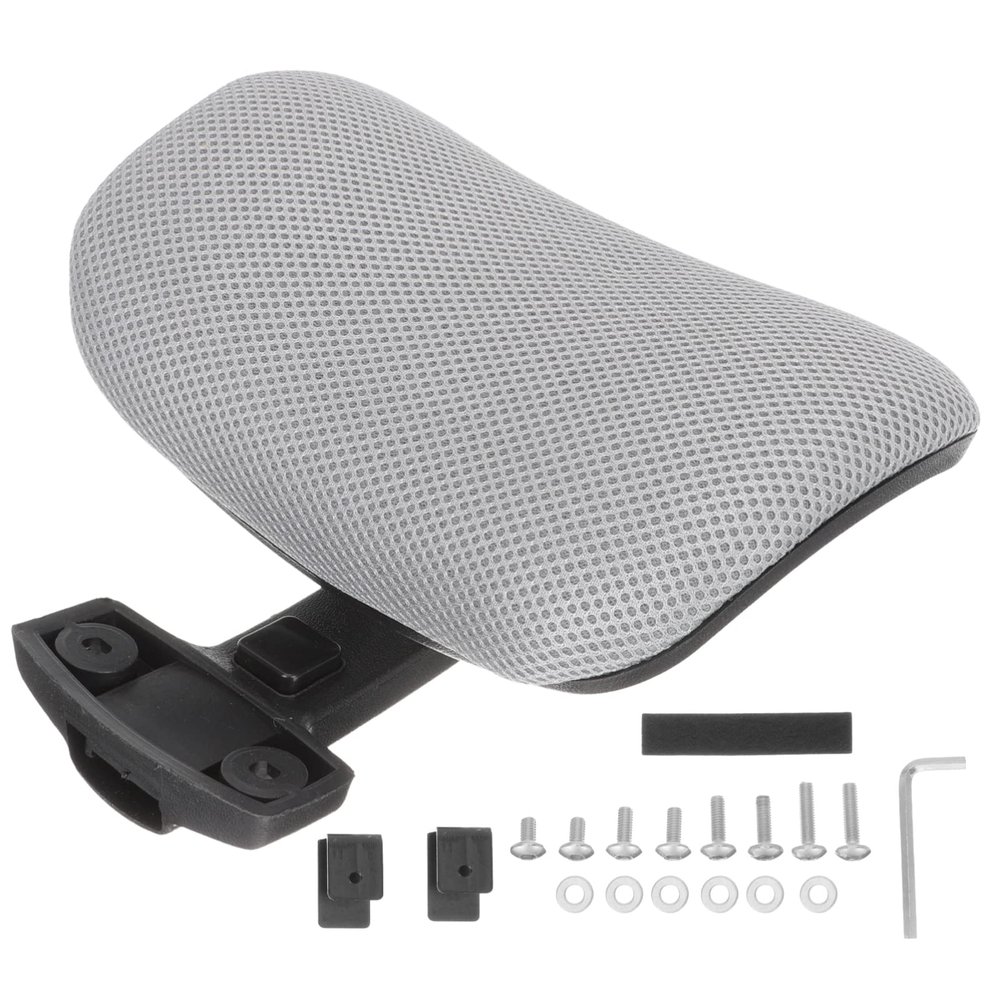 LIFKOME 1set Adjustable Computer Chair Headrest Pillow Ergonomic Office Chair Neck Support Cushion for Comfort and Pain Relief Soft Breathable Material Easy Installation for Home Office