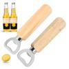 20pcs Personalized Stainless Steel Bottle Opener Bulk Wood Handheld Bottle Opener Customized Engraved Text, LOGO beer bottle opener Pool Party, Bachelor Party, Business Promotion Gift view 4