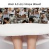 Personalized Wearable Blankets with Photos Collage for Son Daughter, Funny Custom Kids Hoodie blanket Sweatshirts, Christmas Gifts view 3