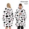 Personalized Wearable Blankets with Photos Collage for Son Daughter, Funny Custom Kids Hoodie blanket Sweatshirts, Christmas Gifts view 4
