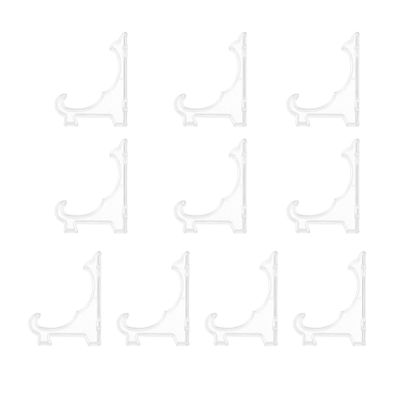 Mipcase Small Display Easel Stands Acrylic Coin Display Holders 10pcs Storage Racks for Home Decor