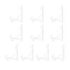 Mipcase Small Display Easel Stands Acrylic Coin Display Holders 10pcs Storage Racks for Home Decor view 1