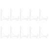 Mipcase Small Display Easel Stands Acrylic Coin Display Holders 10pcs Storage Racks for Home Decor view 3