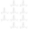 Mipcase Acrylic Coin Display Easel Holders 10pcs Triangular Stands view 1