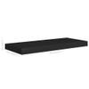 2pcs Floating Shelves Wall Mounted, High Gloss Black MDF Wall Shelves for Bedroom with Invisible Brackets, Black Shelves for Wall Decor, Modern Wood Shelf for Bathroom, Living Room, 23.6"x9.3 x1.5" view 2
