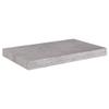2pcs Floating Shelves Wall Mounted, Concrete Gray MDF Wall Shelves for Bedroom with Invisible Brackets, Gray Shelves for Wall Decor, Modern Wood Shelf for Bathroom, Living Room, 19.7"x9.1"x1.5" view 4