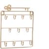 AVRYN Wall Mounted Hook,Door Back Rack Key Holder,Metal Key Hanger for Wall with 11 Key Hooks,Hooks Rack for Hat,Towel,Leash,Jewelry and Keys(Bronze) (Color : Bronze) view 1