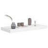 GOLINPEILO 2pcs Floating Shelves Wall Mounted, White MDF Wall Shelves for Bedroom with Invisible Brackets, White Shelves for Wall Decor, Modern Wood Shelf for Bathroom, Living Room, 23.6" x9.3 x1.5 view 3