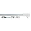 Infinette Motorized Center-Open Curtain Rod in White with Plug-in Motor and Remote, 60 Inches view 2