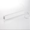 Infinette Motorized Center-Open Curtain Rod in White with Plug-in Motor and Remote, 60 Inches view 3