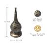 ARTISTOR Candle Lantern Decorative, Tealight Candle Holder, Gold and Silver Votive Candle Holders Set for Wedding & Home Decor (Lantern - Silver, Large) view 4