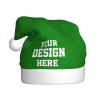Custom Christmas Hat Custom Santa Hat Company Santa Hat Bulk Custom Christmas Decor Hat Team Personalized Christmas Hat Green Santa Hat view 1