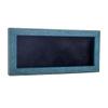 13x34 Shadow Box Frame Blue Wood | with a 1" Usable Display Depth | Includes a Black Real Suede Texture Acid-Free Backing Board, UV Resistant Acrylic, and Hanging Hardware view 1