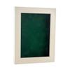 11x14 Shadow Box Frame White Washed Wood | with a 3/4" Usable Display Depth | Includes a Forest Green Real Suede Texture Acid-Free Backing Board, UV Resistant Acrylic, and Hanging Hardware view 1