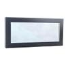 13x34 Shadow Box Frame Charcoal Gray Wood | with a 3/4" Usable Display Depth | Includes a White Real Suede Texture Acid-Free Backing Board, UV Resistant Acrylic, and Hanging Hardware view 1