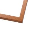 11x14 Shadow Box Frame Light Brown Wood | with a 3/4" Usable Display Depth | Includes a Light Grey Real Suede Texture Acid-Free Backing Board, UV Resistant Acrylic, and Hanging Hardware view 2