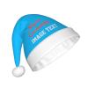 Custom Santa Hat Design Your Own Hats Christmas Personalized Hat Family Womens Mens Christmas Party Decor Hat Blue Santa Hat view 2