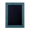 11x14 Shadow Box Frame Blue Wood | with a 1" Usable Display Depth | Includes a Black Real Suede Texture Acid-Free Backing Board, UV Resistant Acrylic, and Hanging Hardware view 2