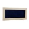 10x20 Shadow Box Frame White Washed Wood | with a 3/4" Usable Display Depth | Includes a Navy Blue Real Suede Texture Acid-Free Backing Board, UV Resistant Acrylic, and Hanging Hardware view 1
