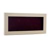 16x28 Shadow Box Frame White Washed Wood | with a 3/4" Usable Display Depth | Includes a Brown Real Suede Texture Acid-Free Backing Board, UV Resistant Acrylic, and Hanging Hardware view 1
