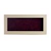 16x28 Shadow Box Frame White Washed Wood | with a 3/4" Usable Display Depth | Includes a Brown Real Suede Texture Acid-Free Backing Board, UV Resistant Acrylic, and Hanging Hardware view 3