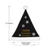 Custom Santa Hat Personalized Hats for Men Company Santa Hat Bulk Custom Christmas Decor Hat Team Personalized Christmas Hat Black Santa Hat view 3