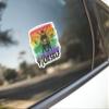 Be Yourself 5 Inch Waterproof Decal Sticker Wall Window Coexist Diversity Equal Equality Feminist Human Rights Strong Progress Be Kind Freedom Love Power American Relationship Rainbow Brave Nonbinary Pride CS1562-2PK view 3