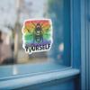 Be Yourself 5 Inch Waterproof Decal Sticker Wall Window Coexist Diversity Equal Equality Feminist Human Rights Strong Progress Be Kind Freedom Love Power American Relationship Rainbow Brave Nonbinary Pride CS1562-2PK view 4