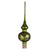 Christmas Holly Mistletoe Glass Christmas Tree Topper view 1