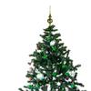 Christmas Holly Mistletoe Glass Christmas Tree Topper view 3