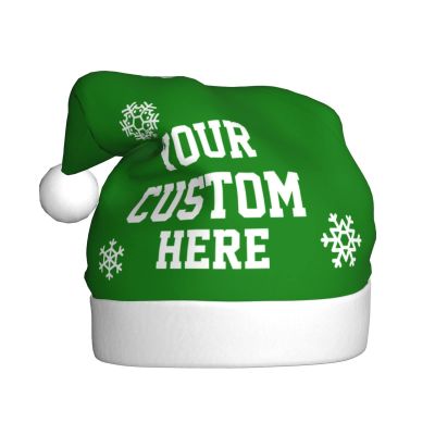 Personalized Christmas Hat Funny Santa Hat Christmas Personalized Hat Family Womens Mens Christmas Decor Hat Green Santa Hat