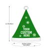 Personalized Christmas Hat Funny Santa Hat Christmas Personalized Hat Family Womens Mens Christmas Decor Hat Green Santa Hat view 3