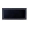 10x20 Shadow Box Frame Charcoal Gray Wood | with a 3/4" Usable Display Depth | Includes a Black Real Suede Texture Acid-Free Backing Board, UV Resistant Acrylic, and Hanging Hardware view 3