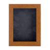 11x14 Shadow Box Frame Light Brown Wood | with a 3/4" Usable Display Depth | Includes a Dark Grey Real Suede Texture Acid-Free Backing Board, UV Resistant Acrylic, and Hanging Hardware view 3
