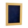 11x14 Shadow Box Frame Natural Wood | with a 3/4" Usable Display Depth | Includes a Navy Blue Real Suede Texture Acid-Free Backing Board, UV Resistant Acrylic, and Hanging Hardware view 1