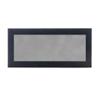 13x34 Shadow Box Frame Charcoal Gray Wood | with a 3/4" Usable Display Depth | Includes a Light Grey Real Suede Texture Acid-Free Backing Board, UV Resistant Acrylic, and Hanging Hardware view 3
